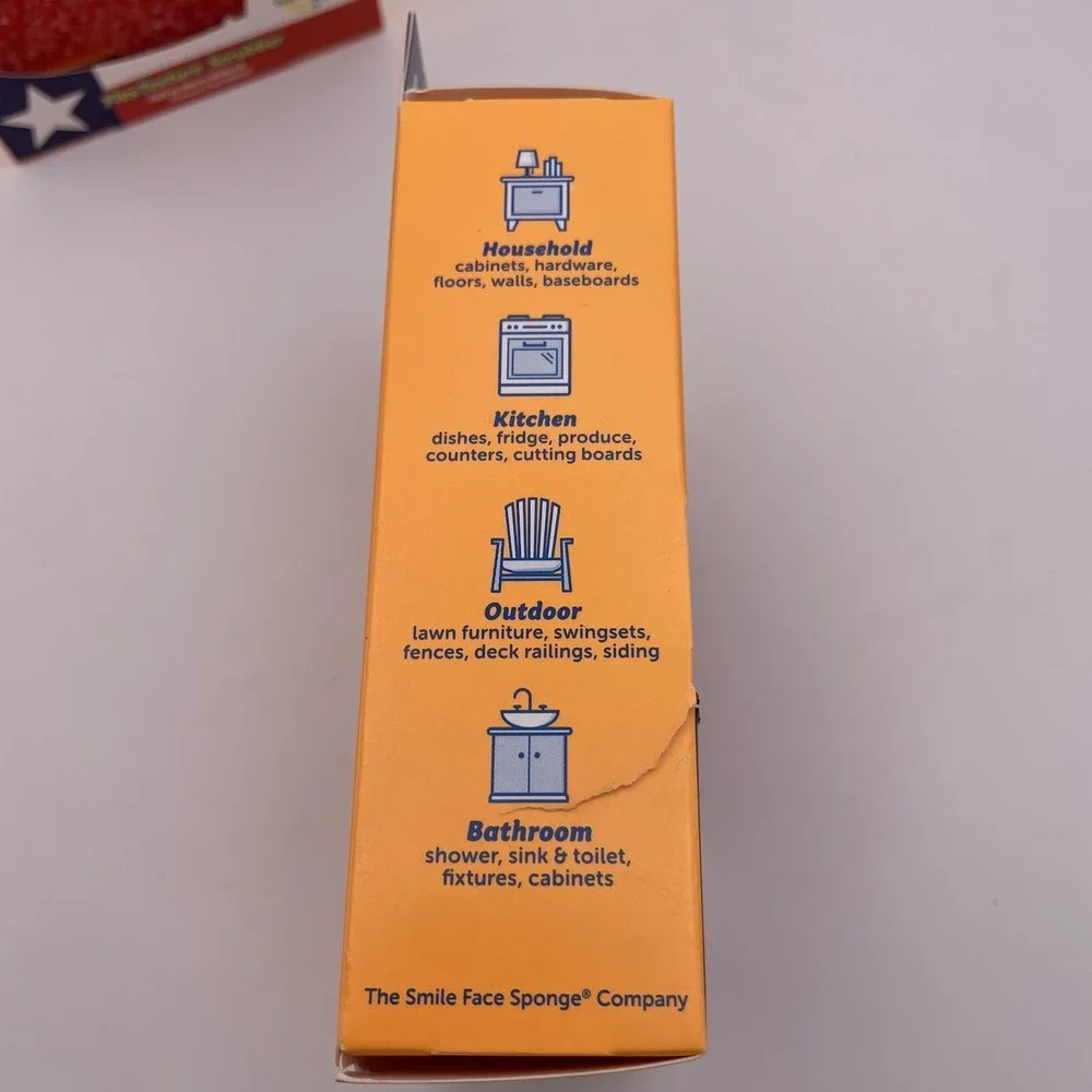 Scrub Daddy -  Special Edition - Texas Shape Scrubber Red Lot Of‎ 2 New In Box!